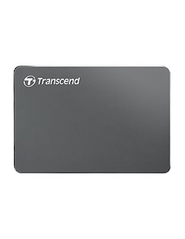 Внешний портативный жесткий диск Transcend StoreJet 25C3, 1 ТБ, Iron Gray (TS1TSJ25C3N)