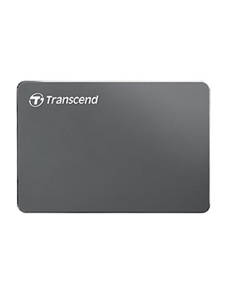 Внешний портативный жесткий диск Transcend StoreJet 25C3, 1 ТБ, Iron Gray (TS1TSJ25C3N)