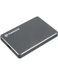 HDD portabil extern Transcend StoreJet 25C3, 2 TB, Grey (TS2TSJ25C3N)