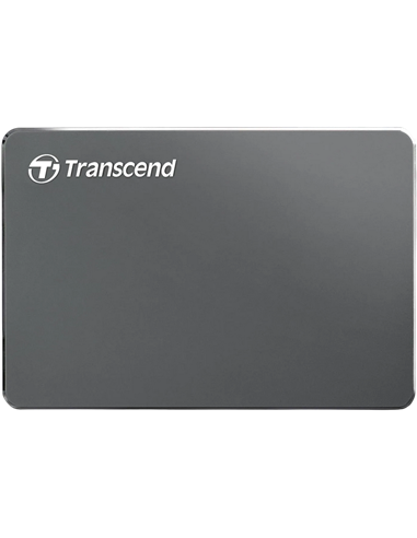 Внешний портативный жесткий диск Transcend StoreJet 25C3, 2 ТБ, Grey (TS2TSJ25C3N)