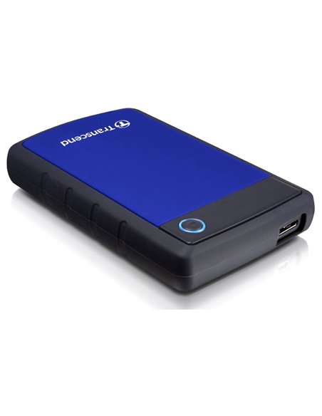 Внешний портативный жесткий диск Transcend StoreJet 25H3B, 4 TB, Морской Синий (TS4TSJ25H3B)