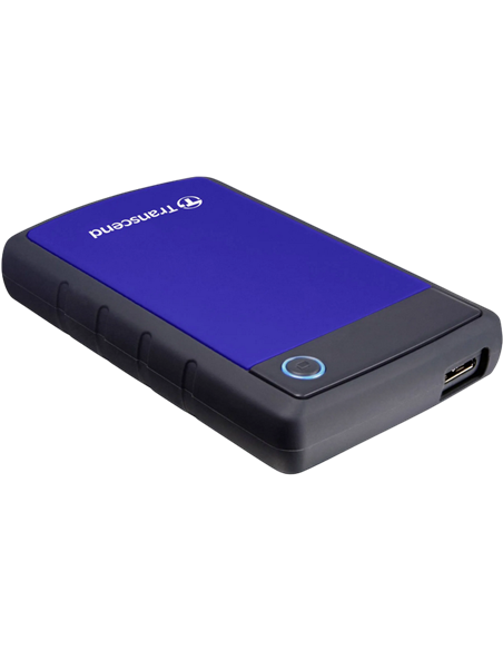 Внешний портативный жесткий диск Transcend StoreJet 25H3B, 4 TB, Морской Синий (TS4TSJ25H3B)