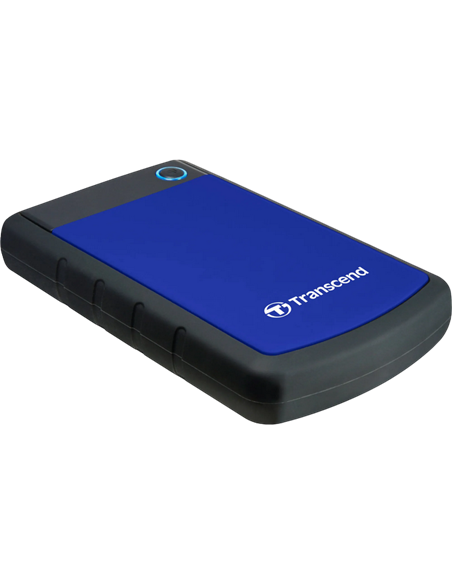 Внешний портативный жесткий диск Transcend StoreJet 25H3B, 1 ТБ, Серый/синий (TS1TSJ25H3B)