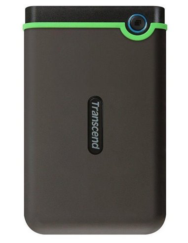 Внешний портативный жесткий диск Transcend StoreJet 25M3S, 2 TB, Iron Gray (TS2TSJ25M3S)