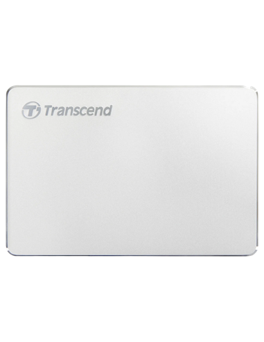 Внешний портативный жесткий диск Transcend StoreJet 25C3S, 2 TB, Серебристый (TS2TSJ25C3S)