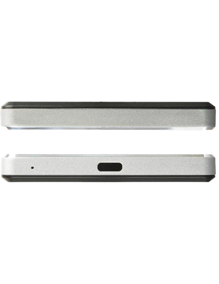 Внешний портативный жесткий диск Transcend StoreJet 25C3S, 2 TB, Серебристый (TS2TSJ25C3S)