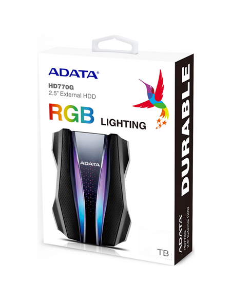 HDD portabil extern ADATA HD770G, 1 TB, Negru (AHD770G-1TU32G1-CBK)