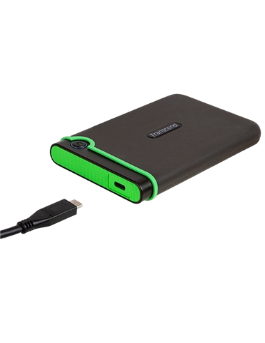 HDD portabil extern Transcend StoreJet 25M3C, 2 TB, Iron Gray (TS2TSJ25M3C)