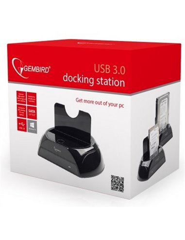 Док-станция для HDD/SSD Gembird HD32-U3S-2, Чёрный (HD32-U3S-2)