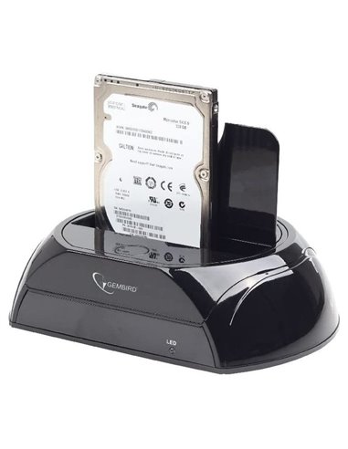 Док-станция для HDD/SSD Gembird HD32-U3S-2, Чёрный (HD32-U3S-2)