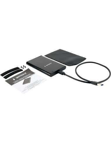 Внешний корпус Gembird EE2-U3S-6, Чёрный (EE2-U3S-6)
