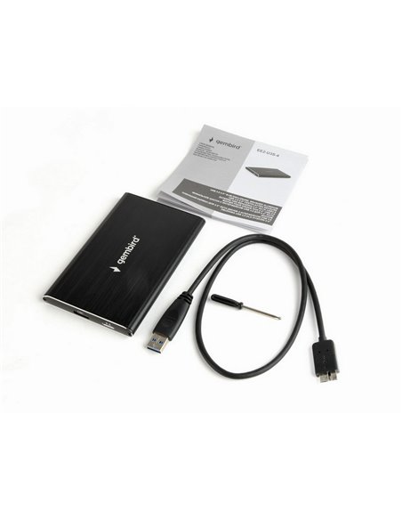 Внешний корпус Gembird EE2-U3S-6, Чёрный (EE2-U3S-6)