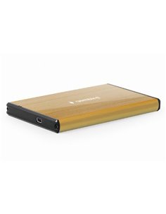 Внешний корпус Gembird EE2-U3S-3-GL, Золотой (EE2-U3S-3-GL) 2