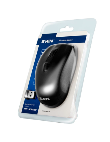 Mouse Wireless SVEN RX-220W, Negru