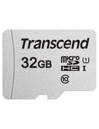 Карта памяти Transcend microSDHC Class 10, 32Гб (TS32GUSD300S)