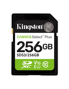 Карта памяти Kingston Canvas Select Plus, 256Гб (SDS3/256GB)