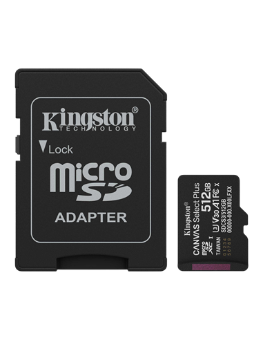Карта памяти Kingston Canvas Select Plus, 512Гб (SDCS3/512GB)