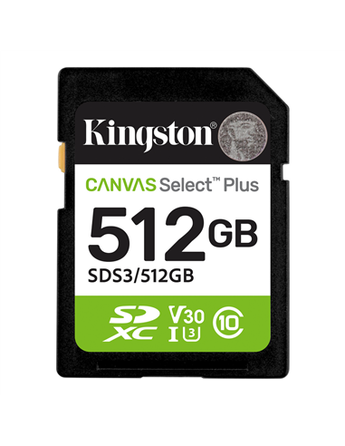 Card de Memorie Kingston Canvas Select Plus, 512GB (SDS3/512GB)
