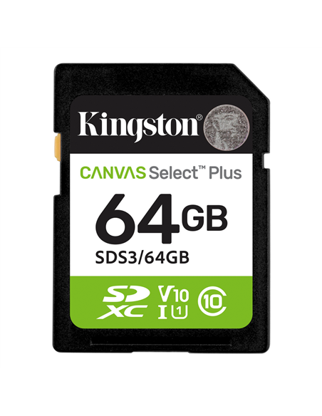 Card de Memorie Kingston Canvas Select Plus, 64GB (SDS3/64GB)