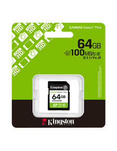 Карта памяти Kingston Canvas Select Plus, 64Гб (SDS3/64GB) 2