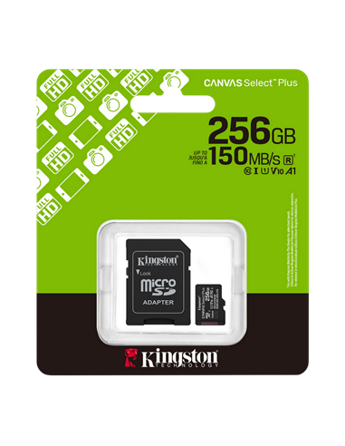 Карта памяти Kingston Canvas Select Plus, 256Гб (SDCS3/256GB)