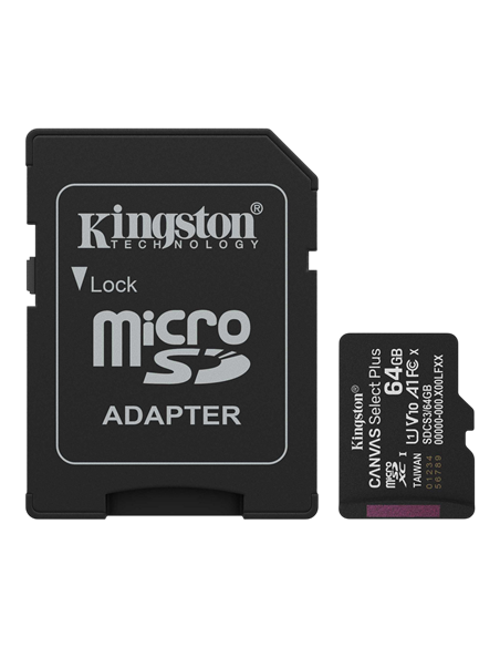 Card de Memorie Kingston Canvas Select Plus, 64GB (SDCS3/64GB)