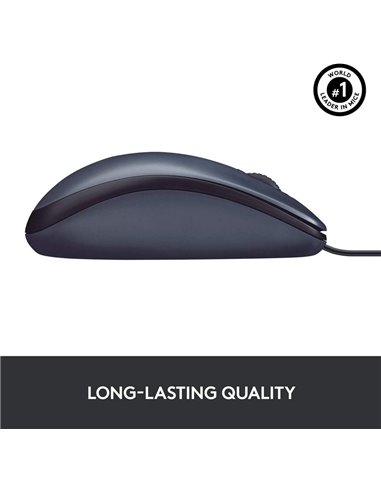 Mouse Logitech B100, Negru