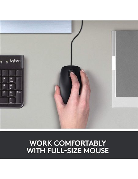 Mouse Logitech B100, Negru Mouse Logitech B100, Negru