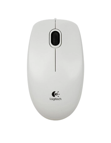 Mouse Logitech B100, Alb