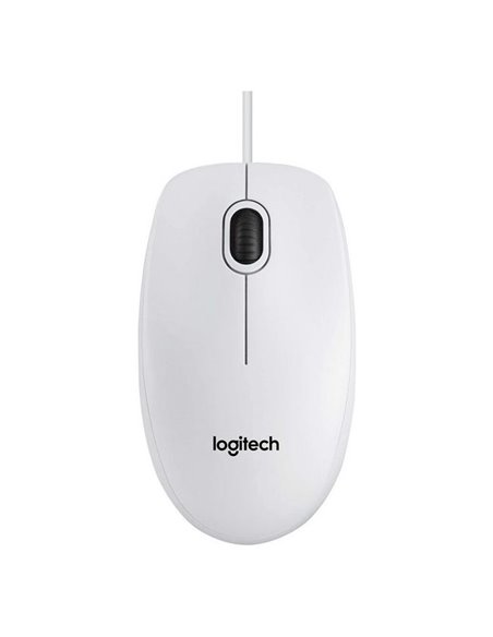 Mouse Logitech B100, Alb