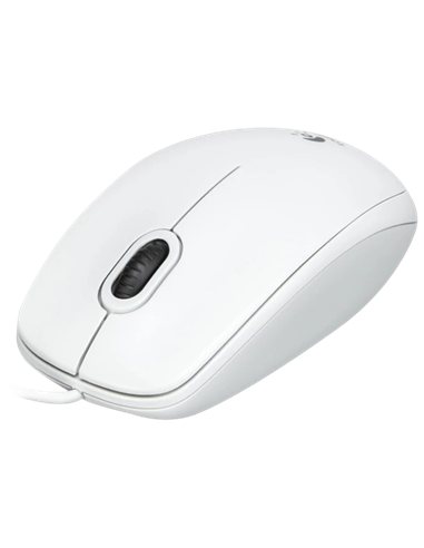 Mouse Logitech B100, Alb
