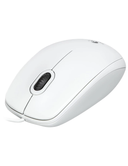 Mouse Logitech B100, Alb