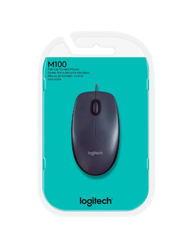 Mouse Logitech M100, Negru