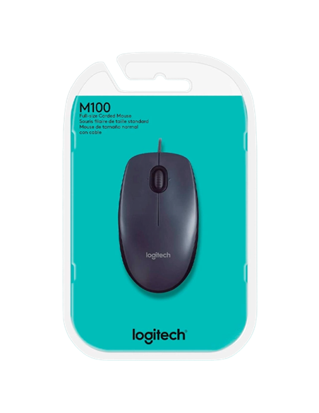 Mouse Logitech M100, Negru