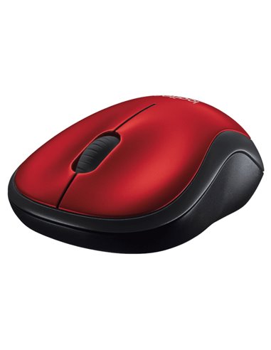 Mouse Wireless Logitech M185, Roșu