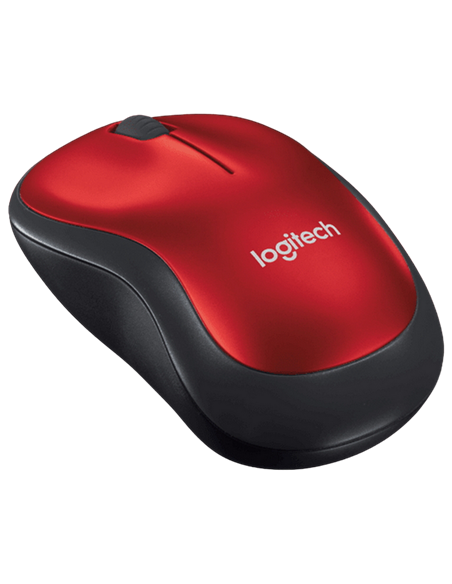 Беcпроводная мышь Logitech M185, Красный Беcпроводная мышь Logitech M185, Красный