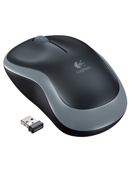 Беcпроводная мышь Logitech M185, Серый Беcпроводная мышь Logitech M185, Серый