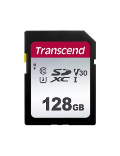 Карта памяти Transcend SDXC Class 10, 128Гб (TS128GSDC300S) 2