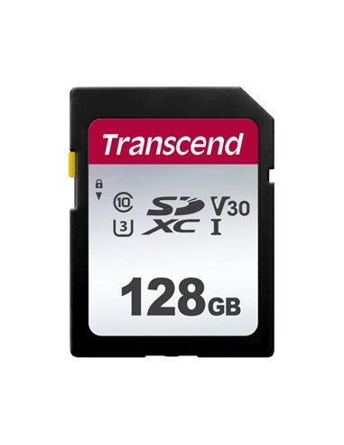 Card de Memorie Transcend SDXC Class 10, 128GB (TS128GSDC300S)