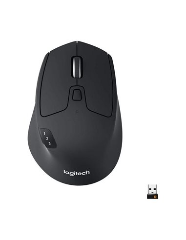 Беcпроводная мышь Logitech M720, Чёрный