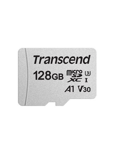 Карта памяти Transcend MicroSDXC Class 10, 128Гб (TS128GUSD300S)