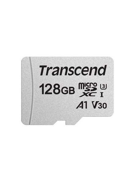 Карта памяти Transcend MicroSDXC Class 10, 128Гб (TS128GUSD300S)