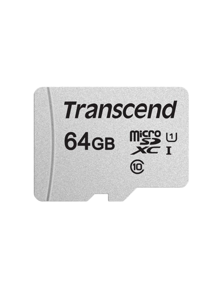 Card de Memorie Transcend MicroSDXC Class 10, 64GB (TS64GUSD300S-A)