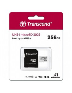 Карта памяти Transcend MicroSDXC Class 10, 256Гб (TS256GUSD300S-A) 2