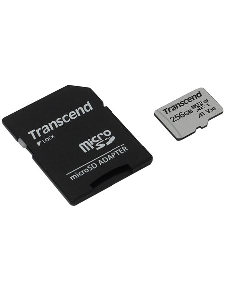 Карта памяти Transcend MicroSDXC Class 10, 256Гб (TS256GUSD300S-A)
