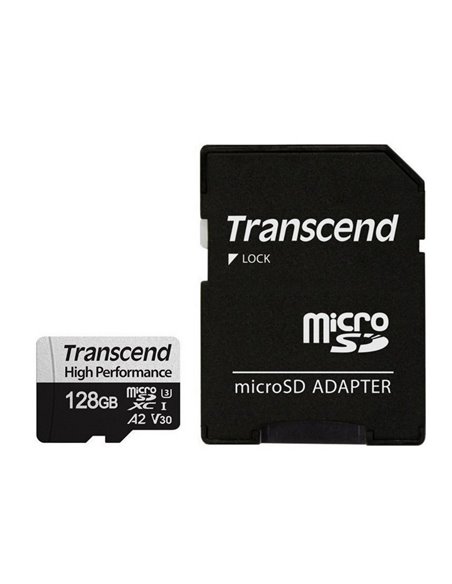 Карта памяти Transcend MicroSDXC Class 10, 128Гб (TS128GUSD340S)