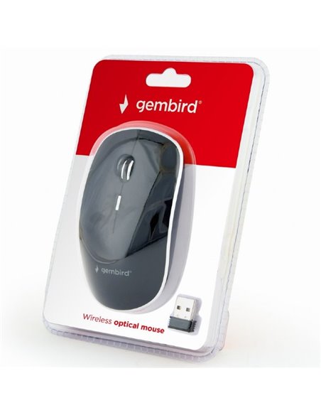 Беcпроводная мышь Gembird MUSW-4B-01, Чёрный