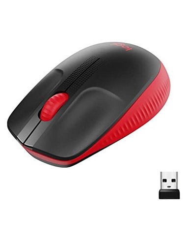Mouse Wireless Logitech M190, Roșu