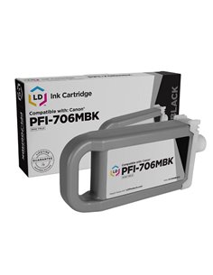 Картридж чернильный Canon PFI-706, 700мл, Матовый Черный 2
