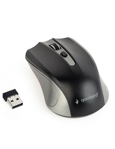 Mouse Wireless Gembird MUSW-4B-04-GB, Gri/Negru